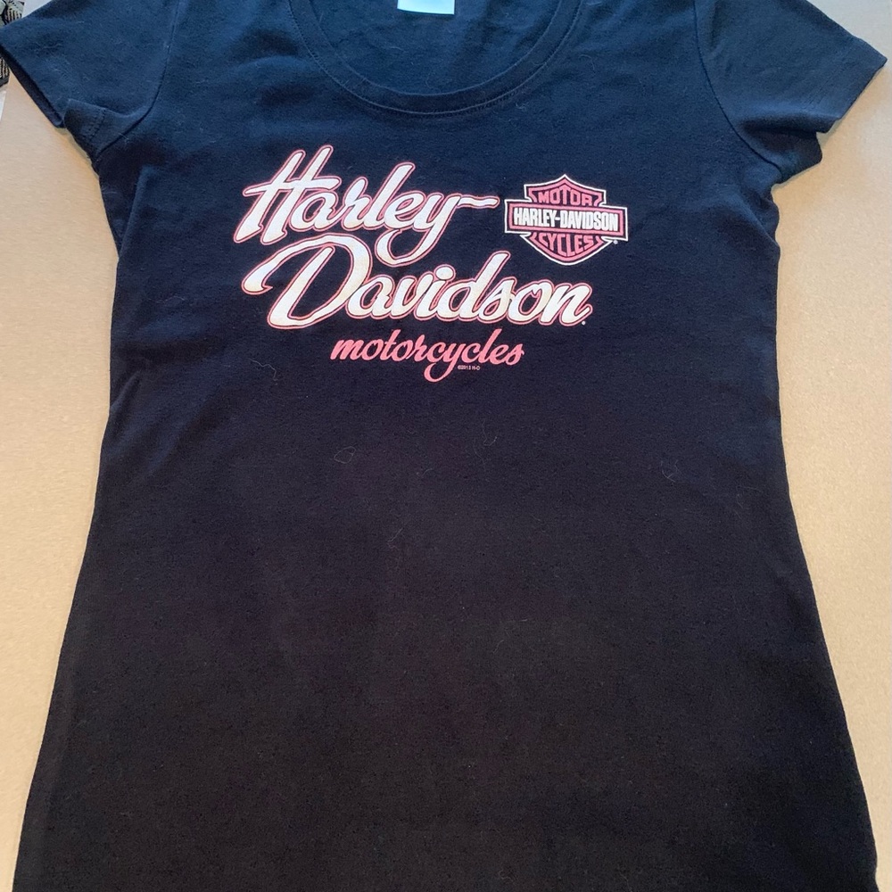 NWOT Harley Davidson Short Sleeve Studded Tee XS